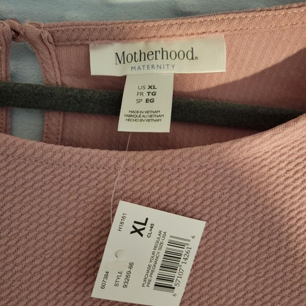 NWT Motherhood maternity Women's Pink Dress - Picture 4 of 6